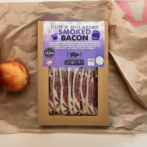 Rum and Molasses Smoked Bacon